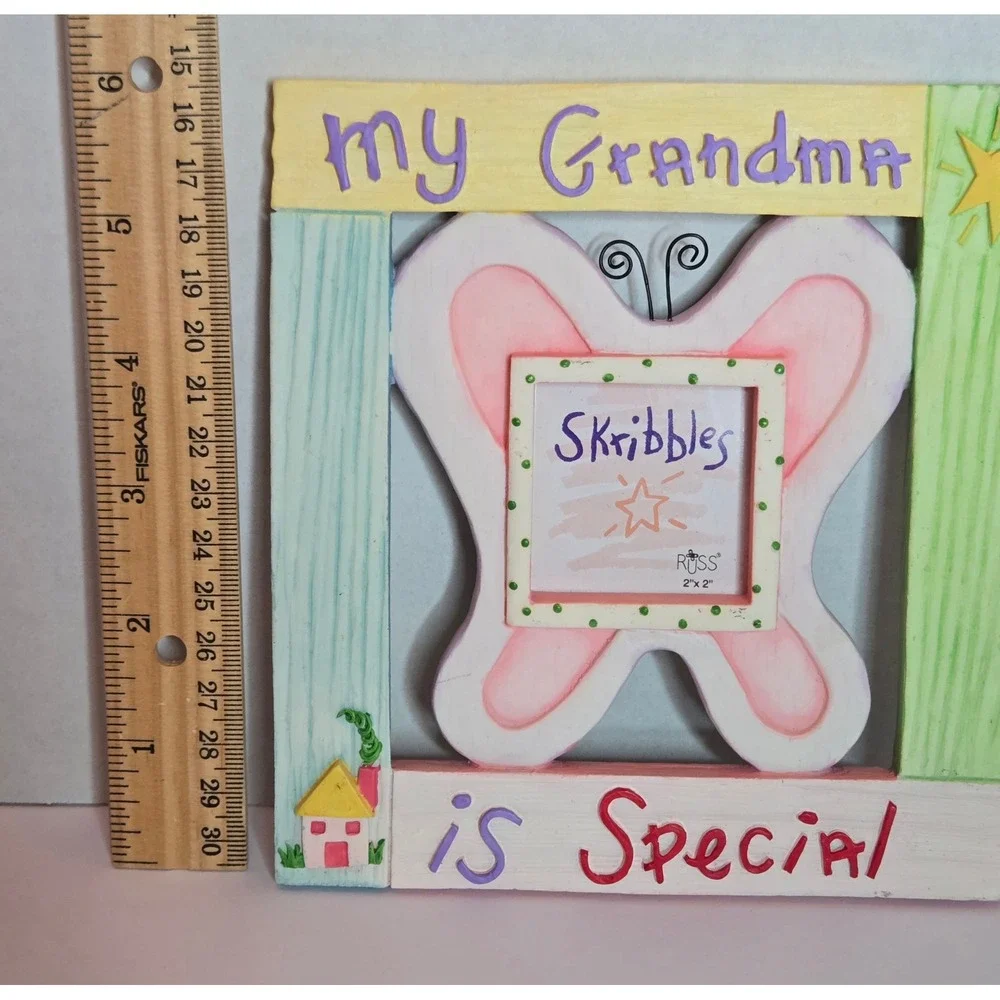 My Grandma Is‎ Special Butterfly Photo Frame RUSS Berrie and Company New